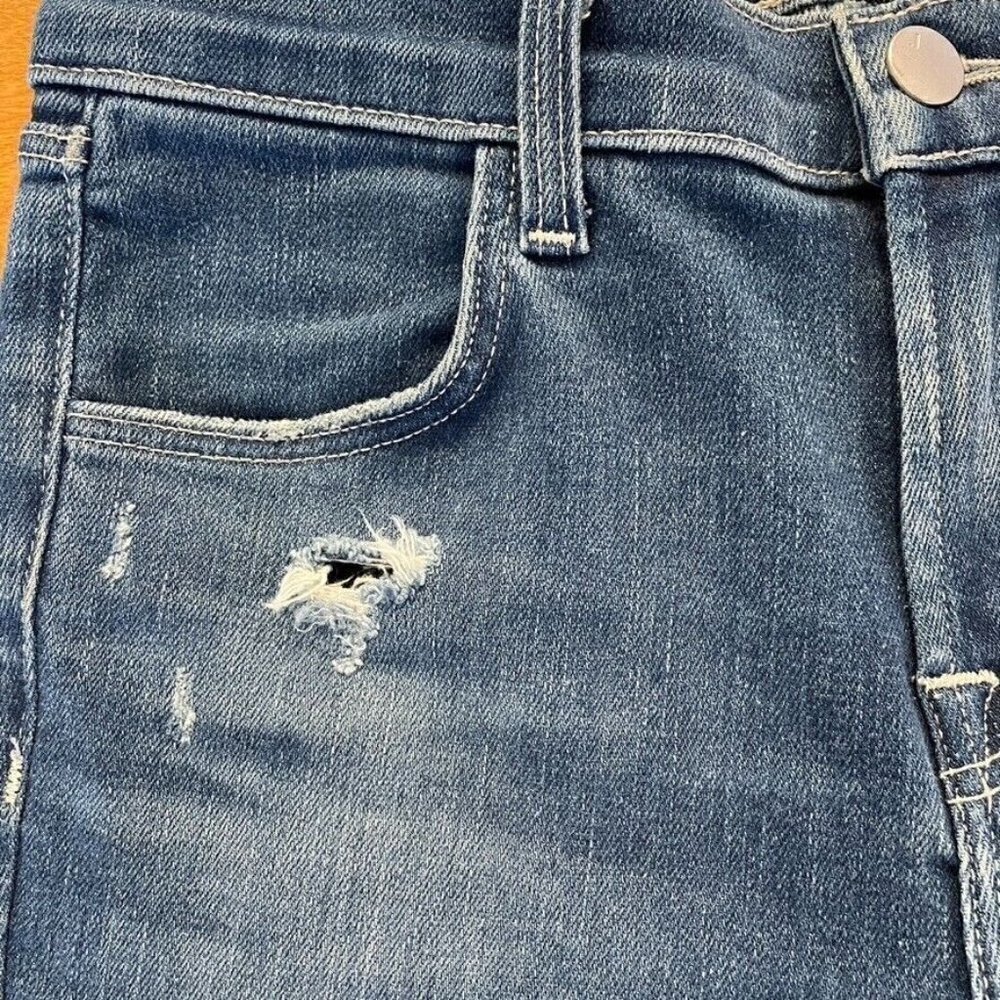 J Brand Maria High Rise Skinny Jeans Motion Distressed - Picture 4 of 8